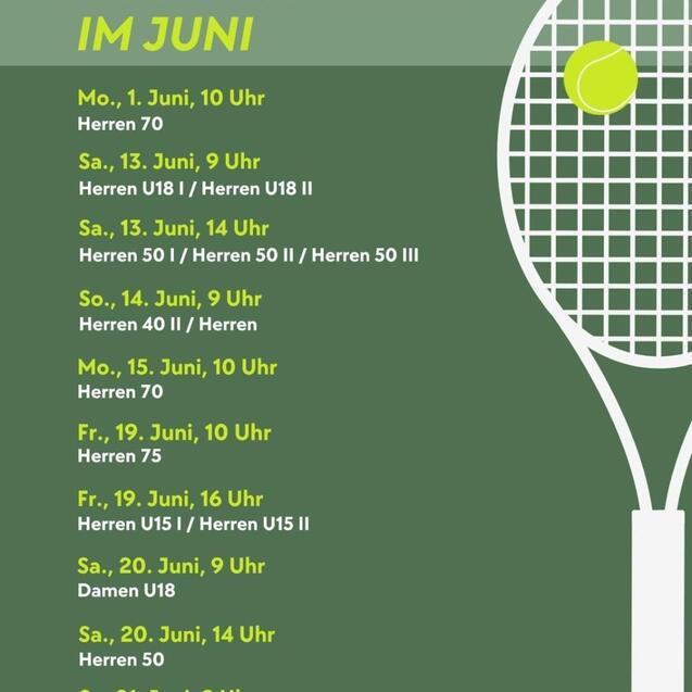 Heimspiele im Juni