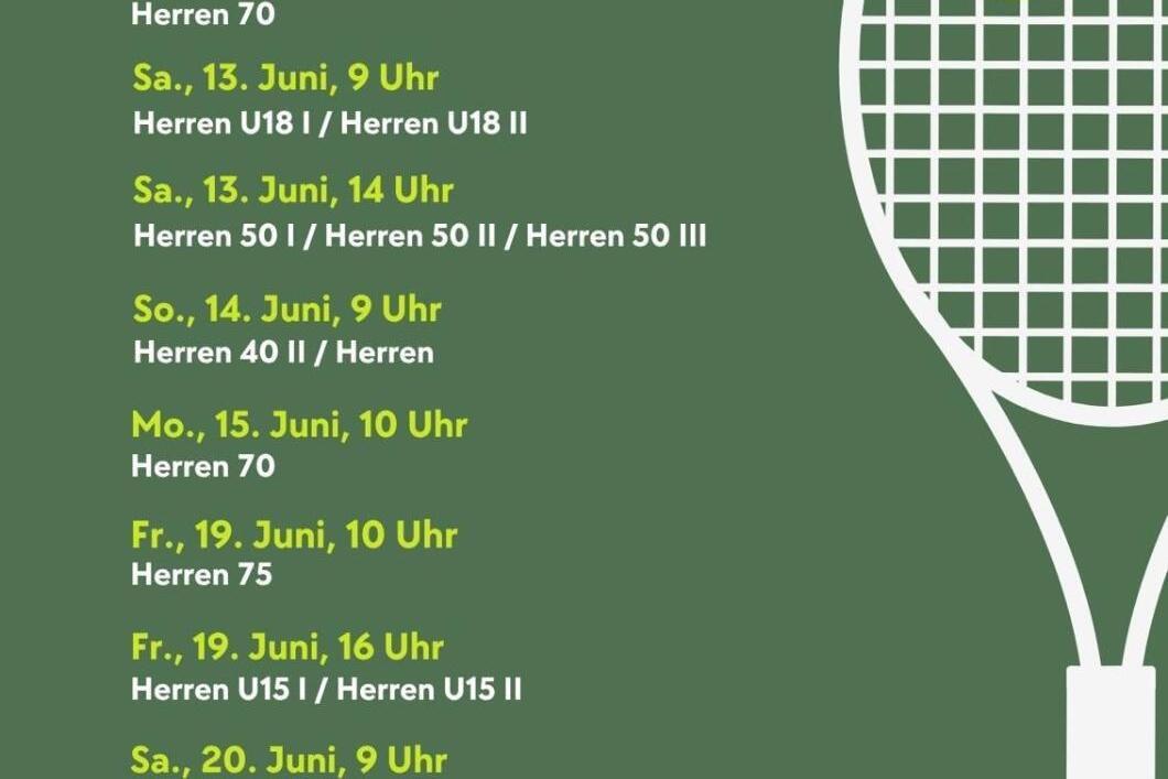 Heimspiele im Juni